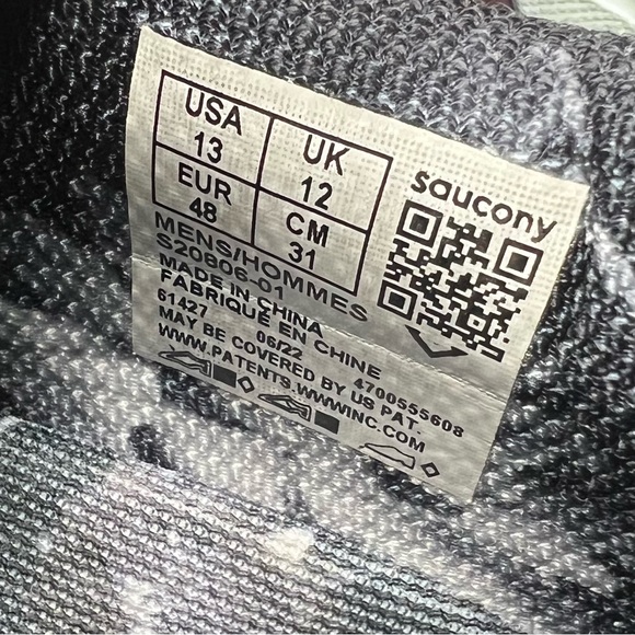 Saucony Ride 15 Runshield Running Shoes in Miles To Go - Picture 9 of 9